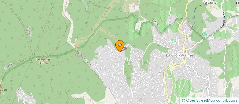 localisation de l'entreprise SCI DANGUILHEN  LA CROIX-VALMER