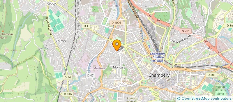 localisation de l'entreprise SCI DANHIER  CHAMBERY