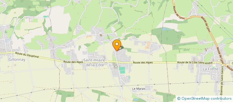 localisation de l'entreprise SCI DANHUB  ORNACIEUX-BALBINS