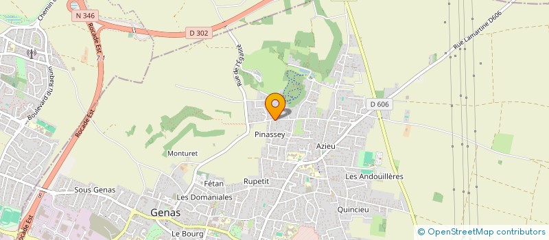 localisation de l'entreprise SCI DANI  GENAS