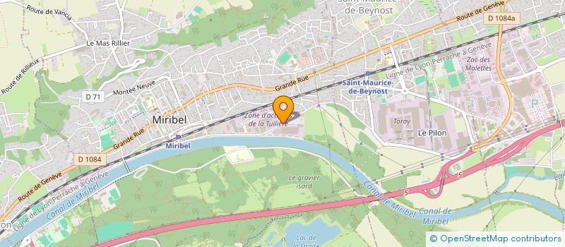 localisation de l'entreprise SCI DANI-ADAM à MIRIBEL