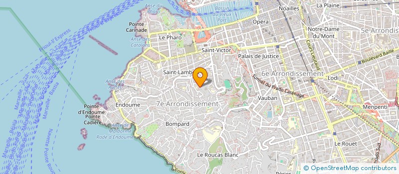 localisation de l'entreprise SCI DANIA à MARSEILLE