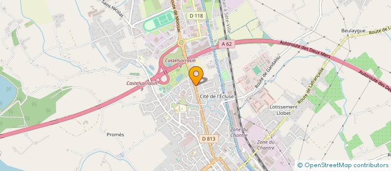 localisation de l'entreprise SCI DANIBEAL  CASTELSARRASIN