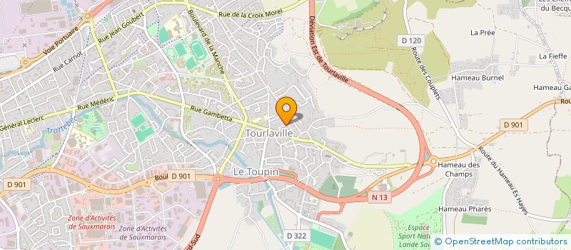 localisation de l'entreprise SCI DANIBEL  CHERBOURG-EN-COTENTIN