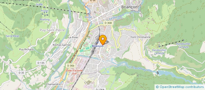 localisation de l'entreprise SCI DANIC à BRIANCON