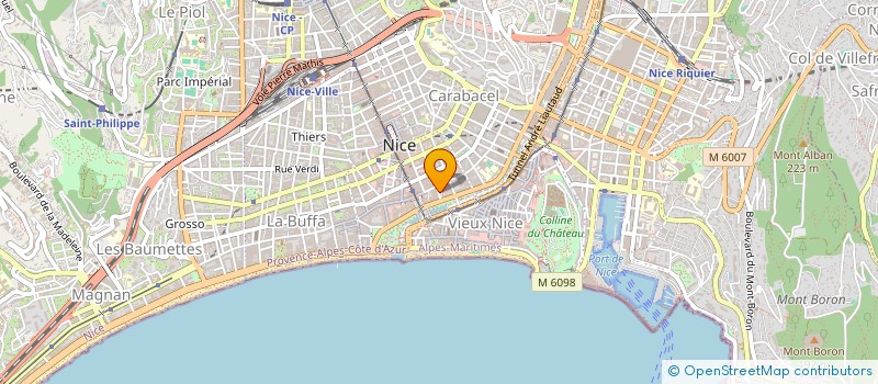 localisation de l'entreprise SCI DANICE à NICE