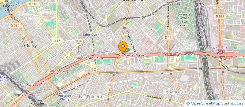 localisation de l'entreprise SCI DANICK à SAINT-OUEN-SUR-SEINE
