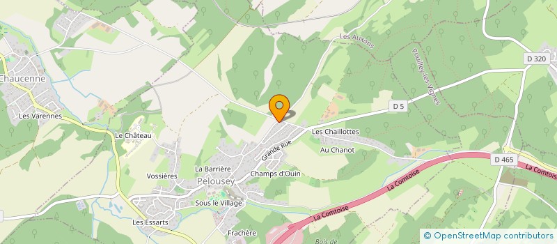 localisation de l'entreprise SCI DANICK  PELOUSEY