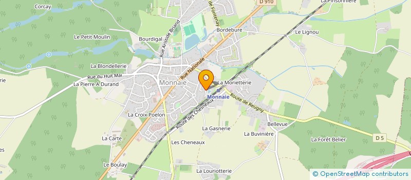 localisation de l'entreprise SCI DANIEL  NEUILLE-LE-LIERRE