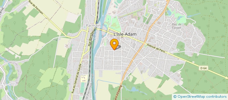 localisation de l'entreprise SCI DANIEL à L'ISLE-ADAM