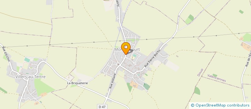 localisation de l'entreprise SCI DANIEL à MONCHECOURT