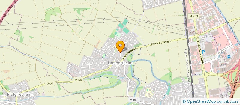 localisation de l'entreprise SCI DANIEL  LAMPERTHEIM