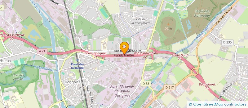 localisation de l'entreprise SCI DANIEL  FLERS-EN-ESCREBIEUX