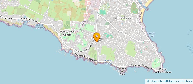 localisation de l'entreprise SCI DANIEL  LE POULIGUEN