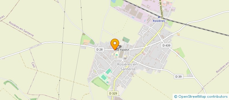 localisation de l'entreprise SCI DANIEL  ROSIERES-EN-SANTERRE