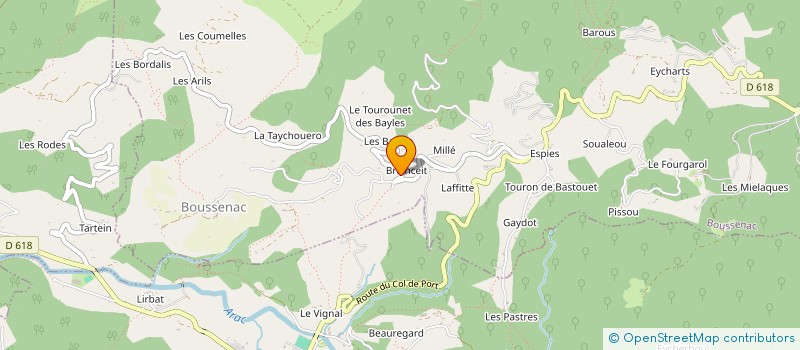 localisation de l'entreprise SCI DANIEL BLOIS VERDUN à BOUSSENAC