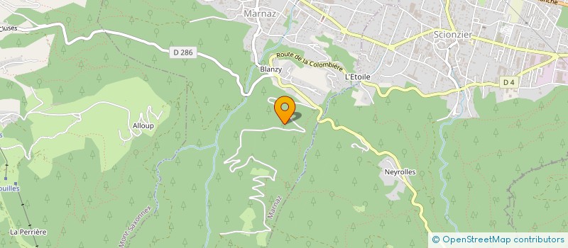 localisation de l'entreprise SCI DANIEL CALLIGER  MARNAZ