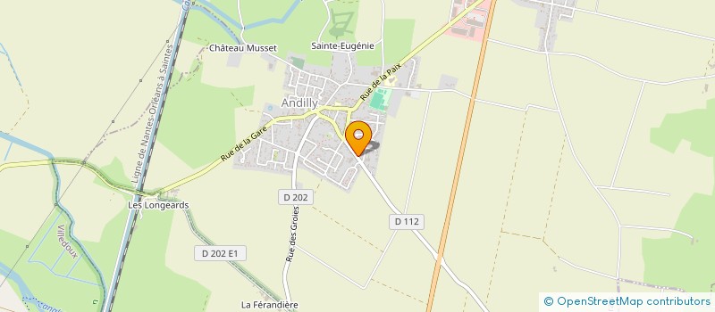 localisation de l'entreprise SCI DANIEL ET JOURNE  ANDILLY