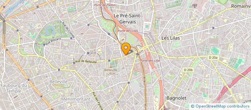 localisation de l'entreprise SCI DANIEL FAIDHERBE  PARIS