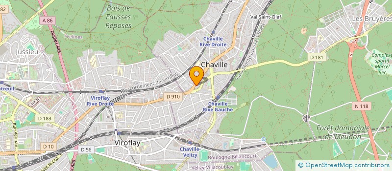 localisation de l'entreprise SCI DANIEL-MORLET  CHAVILLE