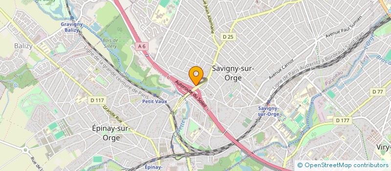 localisation de l'entreprise SCI DANIEL NIORD à SAVIGNY-SUR-ORGE