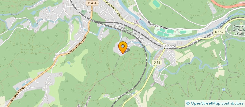 localisation de l'entreprise SCI DANIEL PARMENTIER  DINOZE