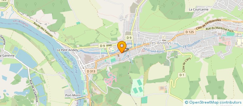 localisation de l'entreprise SCI DANIEL PERE ET FILS à LES ANDELYS