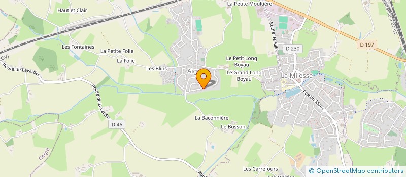 localisation de l'entreprise SCI DANIEL'S  LA CHAPELLE-SAINT-AUBIN