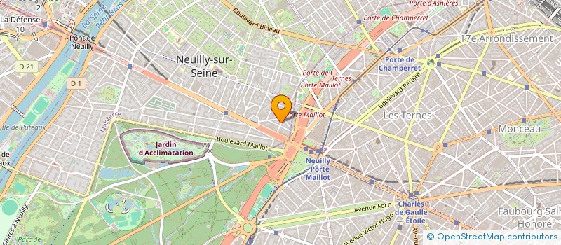 localisation de l'entreprise SCI DANIELA à NEUILLY-SUR-SEINE