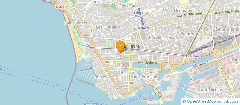 localisation de l'entreprise SCI DANIELE à LE HAVRE