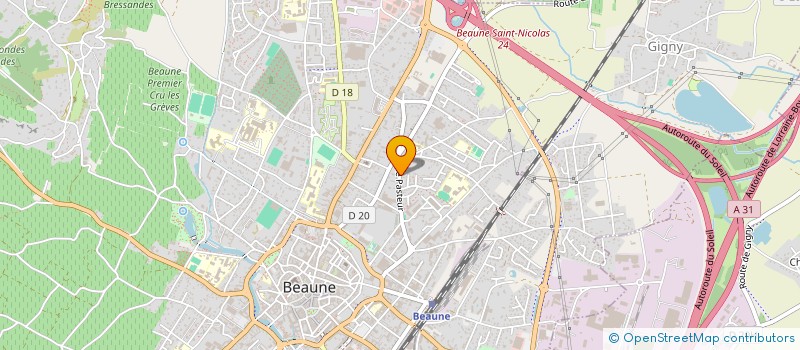 localisation de l'entreprise SCI DANIELLE à BEAUNE