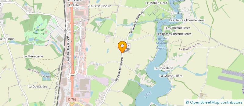 localisation de l'entreprise SCI DANIELLE à LA ROCHE-SUR-YON