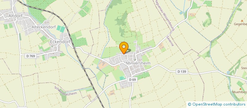 localisation de l'entreprise SCI DANIELLE  MINVERSHEIM