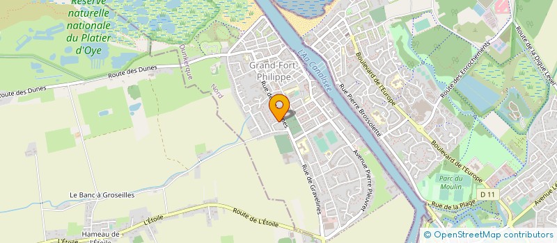 localisation de l'entreprise SCI DANIELLE  GRAND-FORT-PHILIPPE