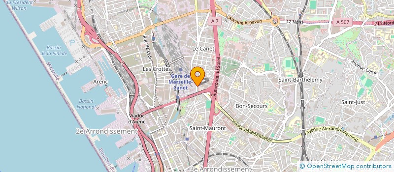 localisation de l'entreprise SCI DANIELLE CASANOVA à MARSEILLE