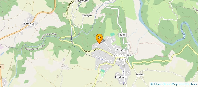 localisation de l'entreprise SCI DANIELS & CO  SOLIGNAC-SUR-LOIRE