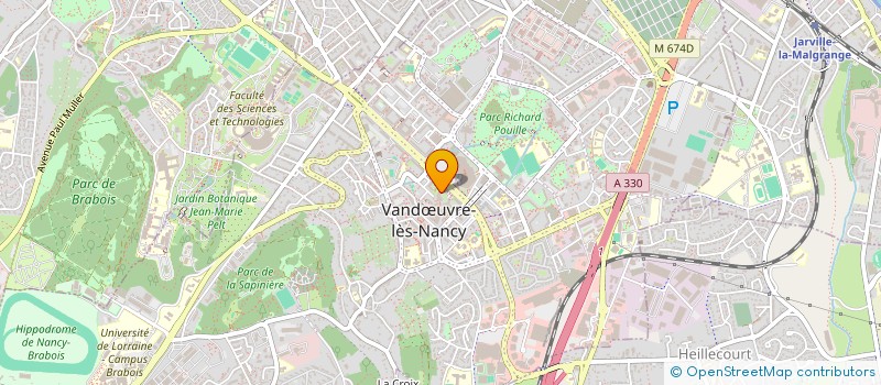localisation de l'entreprise SCI DANIKAMA  VANDUVRE-LES-NANCY