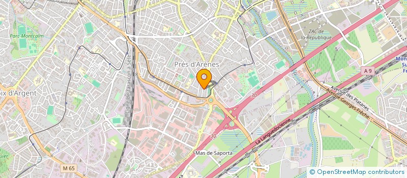 localisation de l'entreprise SCI DANILA à MONTPELLIER