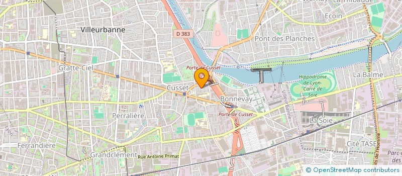 localisation de l'entreprise SCI DANILINA  VILLEURBANNE