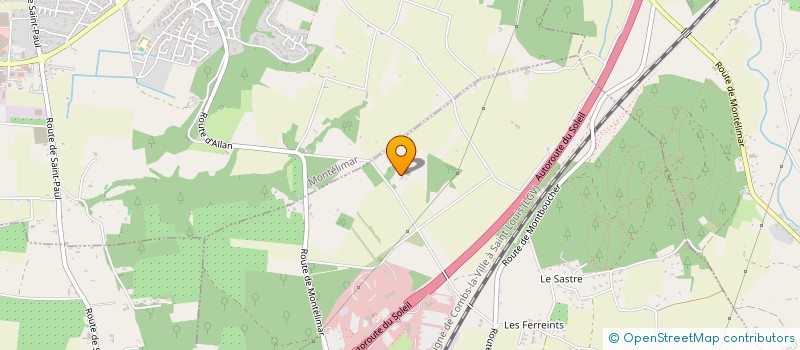 localisation de l'entreprise SCI DANISOURCE à ALLAN