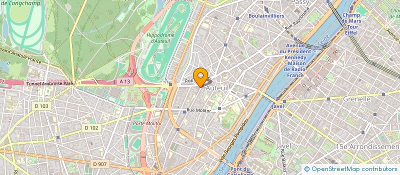 localisation de l'entreprise SCI DANJA à PARIS
