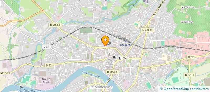 localisation de l'entreprise SCI DANJOS à BERGERAC