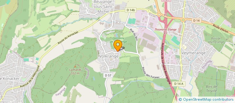 localisation de l'entreprise SCI DANMAC à THIONVILLE