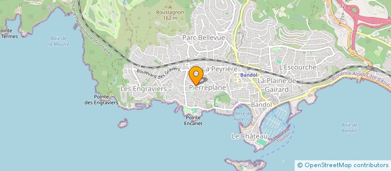 localisation de l'entreprise SCI DANN à BANDOL