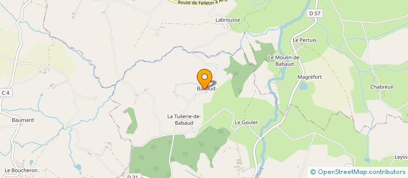 localisation de l'entreprise SCI DANN à SAINT-PRIEST-LIGOURE
