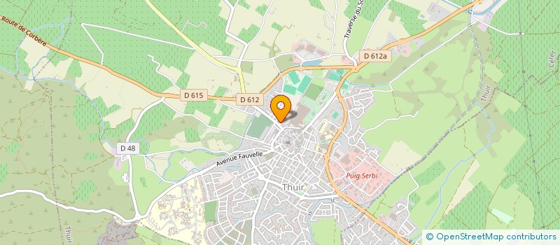 localisation de l'entreprise SCI DANNY  THUIR