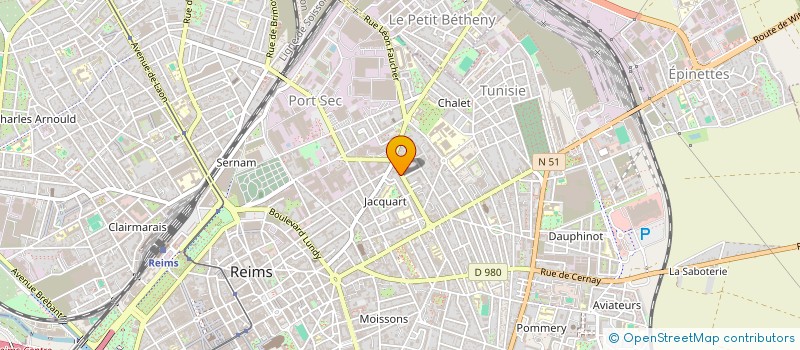 localisation de l'entreprise SCI DANO  REIMS