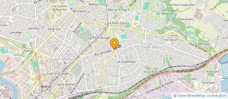 localisation de l'entreprise SCI DANO  BREST