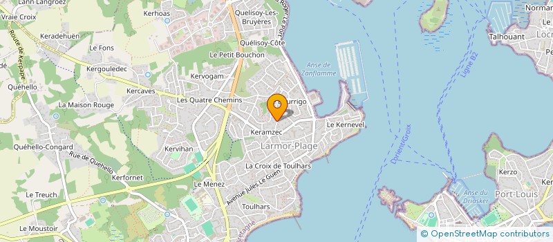 localisation de l'entreprise SCI DANO PINOT  LARMOR-PLAGE