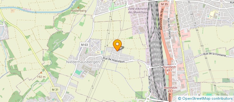 localisation de l'entreprise SCI DANOLI  NIEDERHAUSBERGEN